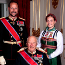 Med Kong Harald og Kronprins Haakon... Foto: Lise Åserud, NTB scanpix